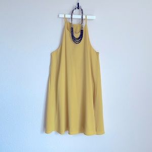 Forever 21 Yellow Shift Dress